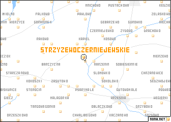 map of Strzyżewo Czerniejewskie