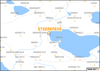 map of Stsepenevo