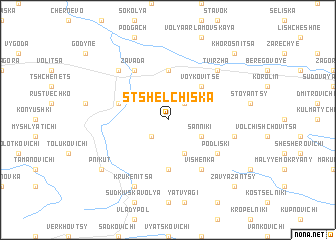 map of Stshelʼchiska