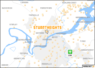 map of Stuart Heights