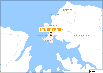 map of Stuart Park