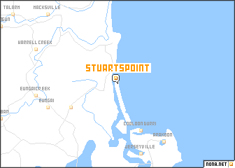 map of Stuarts Point