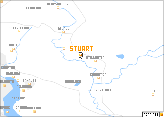 map of Stuart