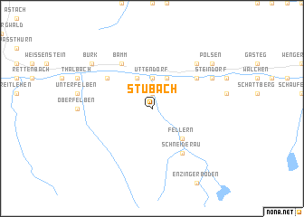 map of Stubach