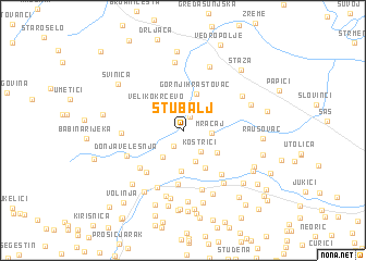 map of Stubalj