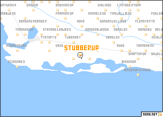 map of Stubberup