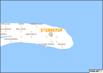 map of Stubberup