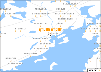 map of Stubbetorp