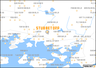 map of Stubbetorp