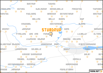 map of Stubdrup