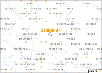 map of Stubdrup