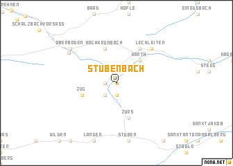 map of Stubenbach