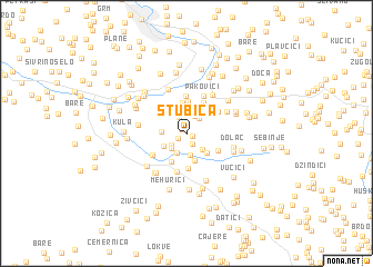 map of Stubica