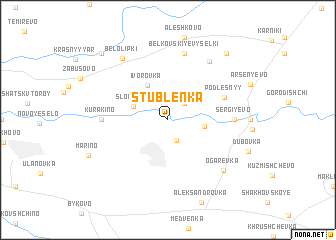 map of Stublënka