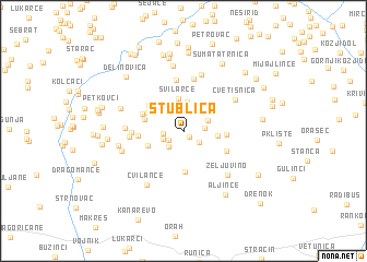 map of Stublica