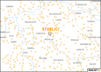 map of Stublići