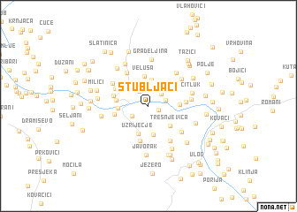 map of Stubljaci