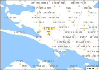 map of Stuby