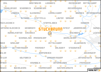 map of Stückbrunn