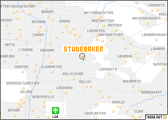 map of Studebaker