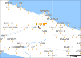 map of Studeby