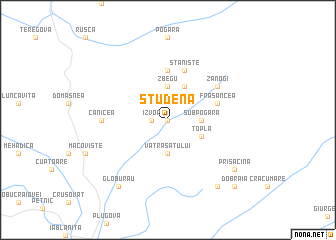 map of Studena