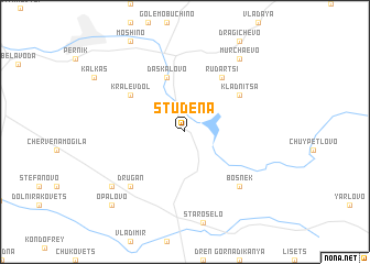 map of Studena