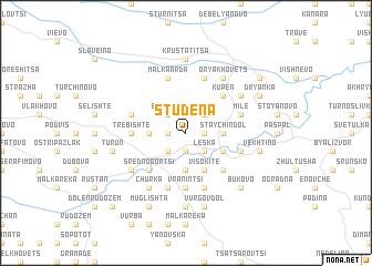 map of Studena