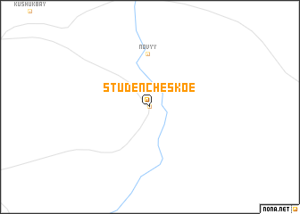 map of Stūdencheskoe