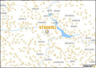 map of Studenci