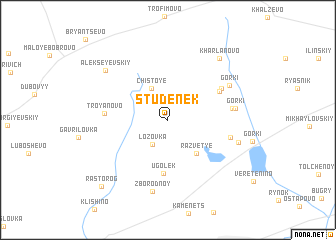 map of Studenek