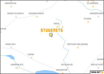 map of Studenets