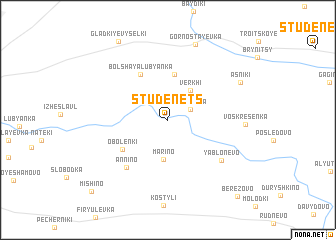 map of Studenets