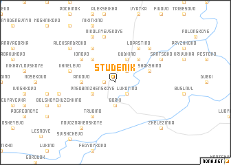 map of Studenik