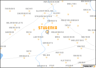 map of Studenka