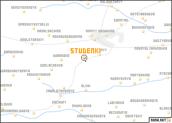 map of Studënki