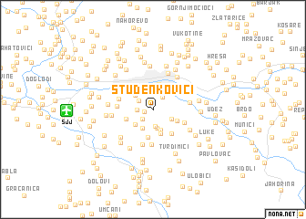 map of Studenkovići