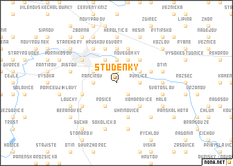 map of Studénky