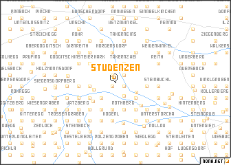 map of Studenzen
