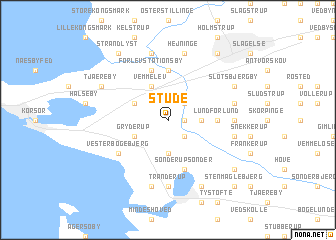 map of Stude