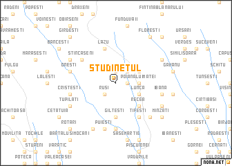 map of Studineţul