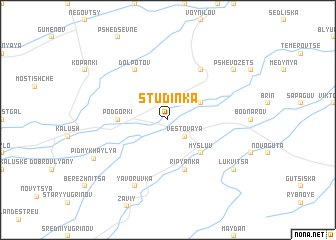 map of Studinka