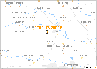 map of Studley Roger