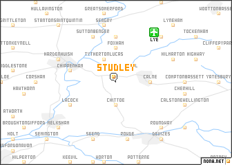 map of Studley