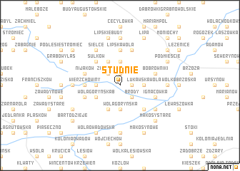 map of Studnie