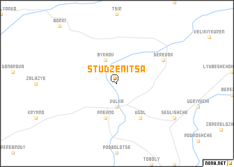 map of Studzenitsa