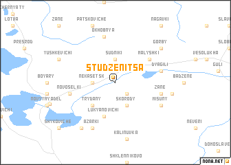 map of Studzenitsa