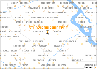 map of Studzianki Pancerne