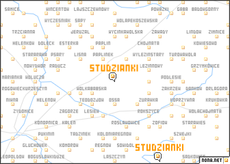 map of Studzianki