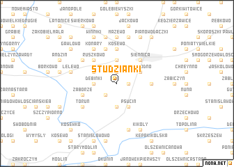 map of Studzianki